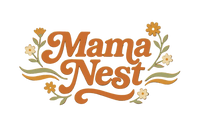 the word "Mama" and the word "Nest" to be directly side by side like in a sentence. 