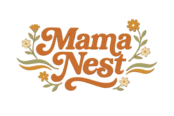 the word "Mama" and the word "Nest" to be directly side by side like in a sentence. 